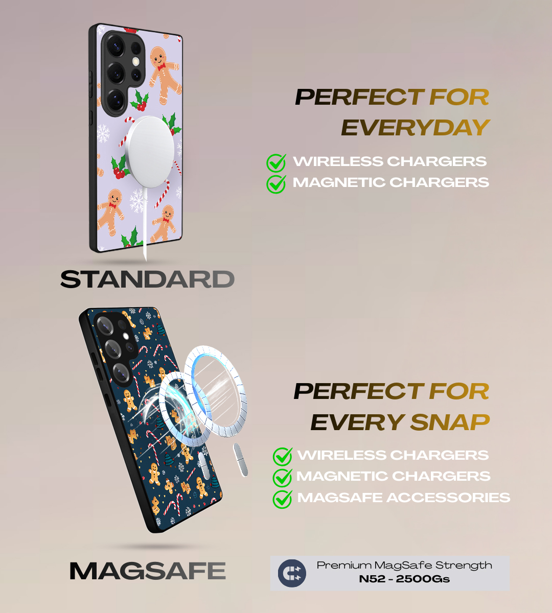 Amethyst Snowfall - Samsung Galaxy A35 Case - mobile banner 2