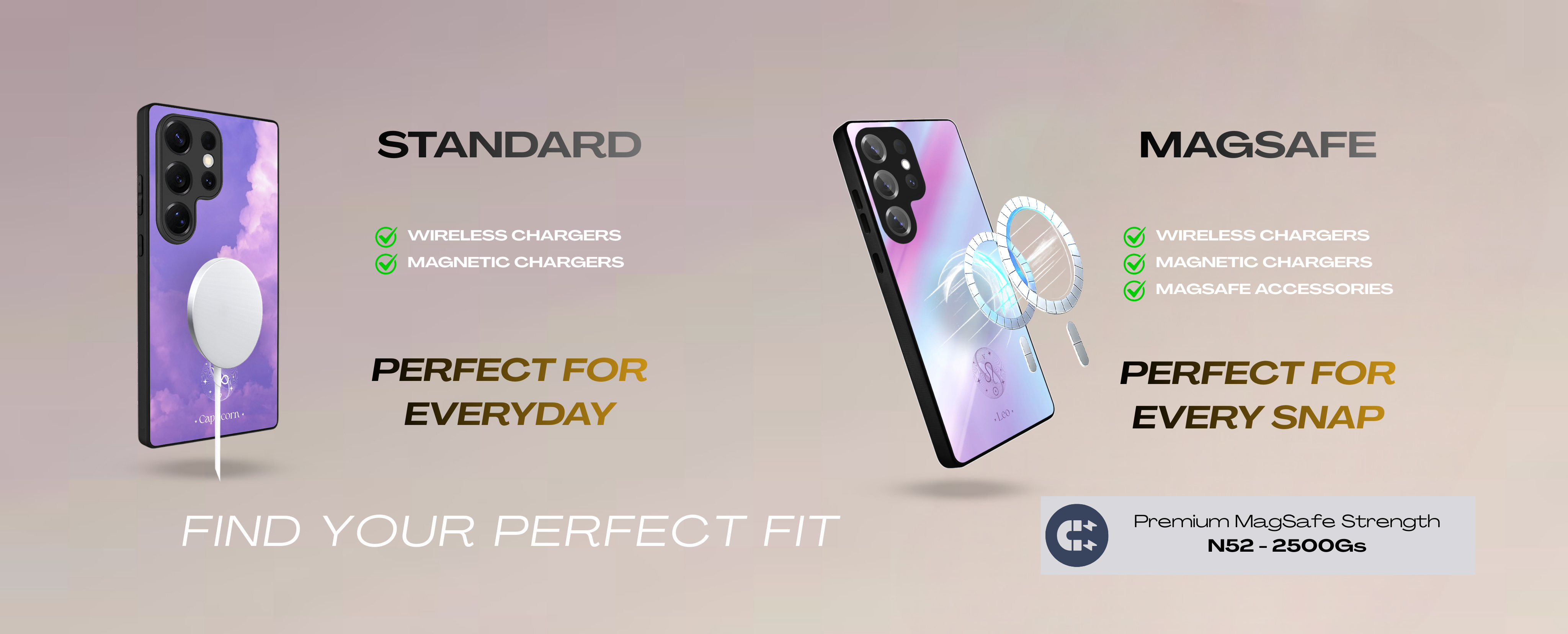 Pisces Zodiac - Samsung Galaxy S21 Plus Case - desktop banner 2